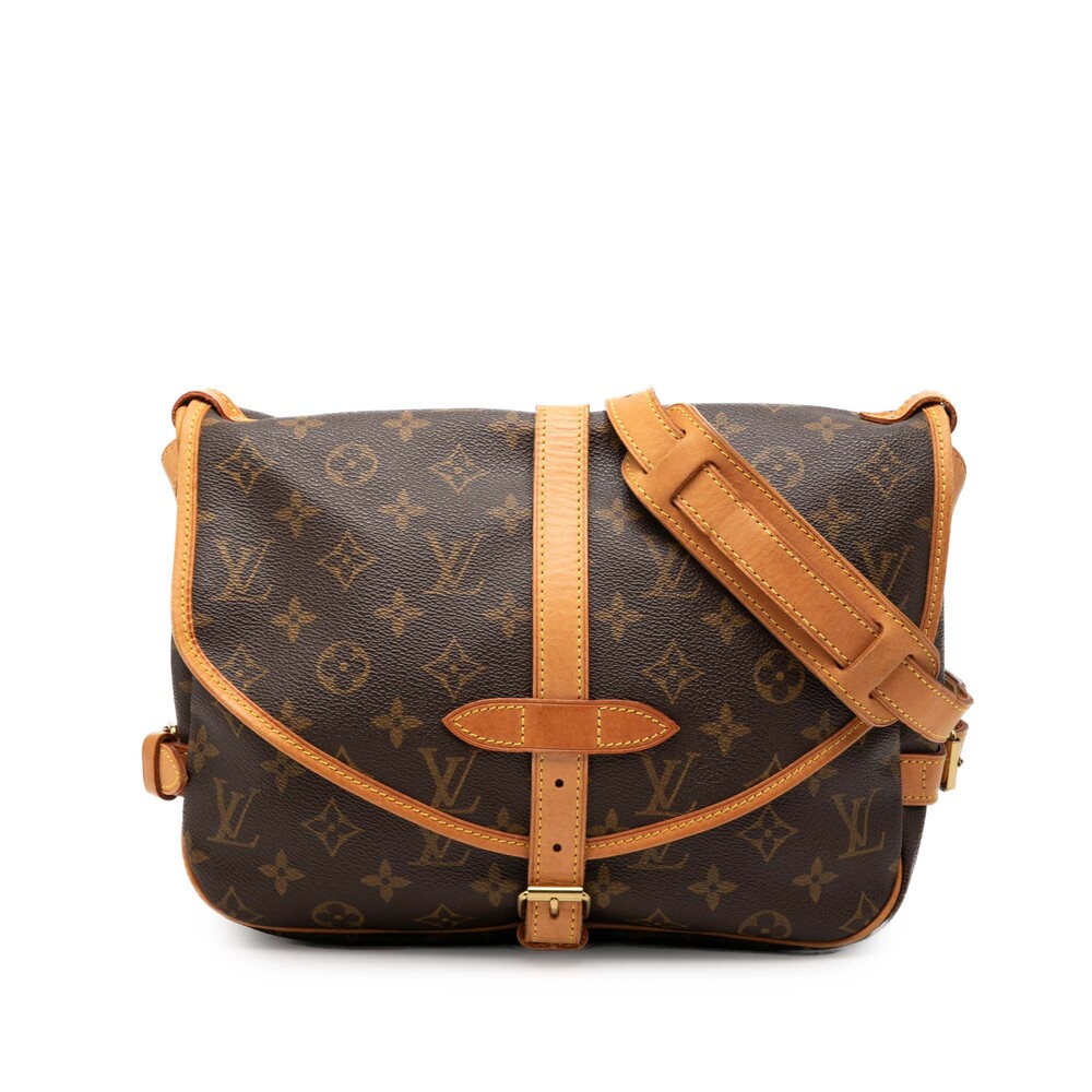 Louis Vuitton Saumur Handbag Canvas 30 #260299L11B